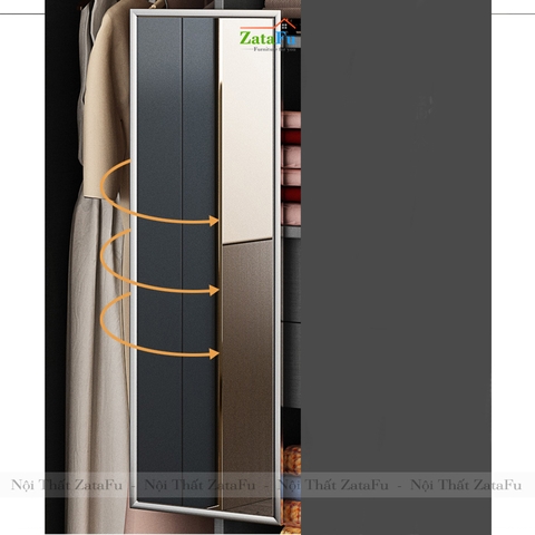 Tủ quần áo cánh trượt cao cấp TQA-09
