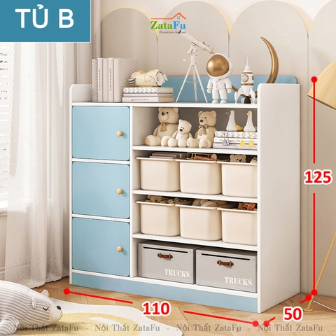 Tủ Quần Áo Xinh Xắn Trang Trí Không Gian Phòng Ngủ Cho Bé TQA-46