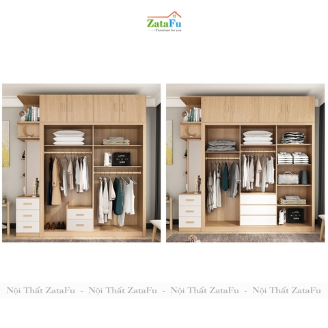 Tủ quần áo cánh trượt kích thước lớn TQA-13