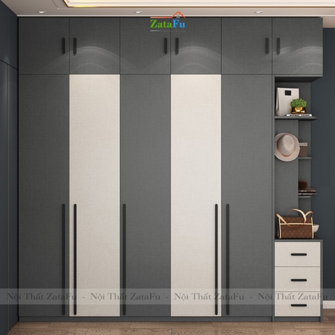 Tủ quần áo đẹp hiện đại TQA-14