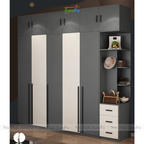 Tủ quần áo đẹp hiện đại TQA-14