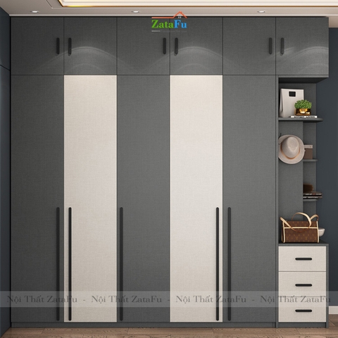 Tủ quần áo đẹp hiện đại TQA-14