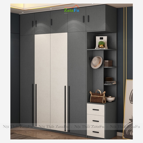 Tủ quần áo đẹp hiện đại TQA-14