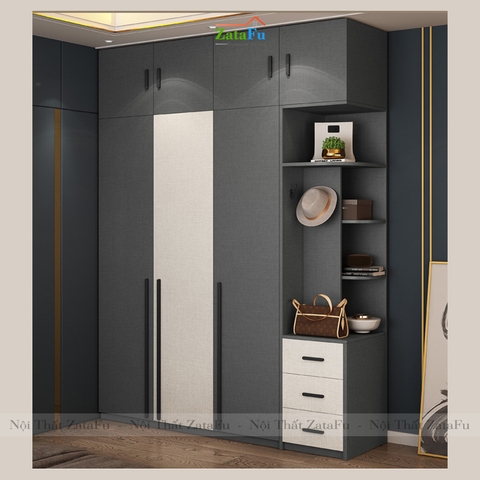 Tủ quần áo đẹp hiện đại TQA-14