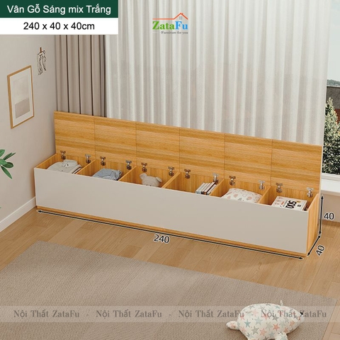 Tủ quần áo, tủ đầu giường sử dụng đa chức năng sáng tạo TQA-44