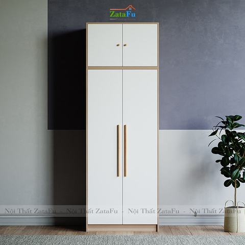 Tủ quần áo cao gỗ MDF loại cao 2m3 TQA-03