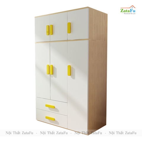 Tủ quần áo , tủ lưu trữ đồ dùng đơn giản cho bé TQA-55