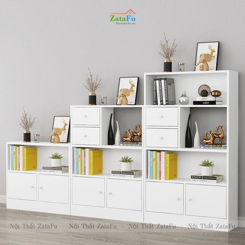 Tủ Sách Gỗ Trang Trí Phòng Khách TUTT-43