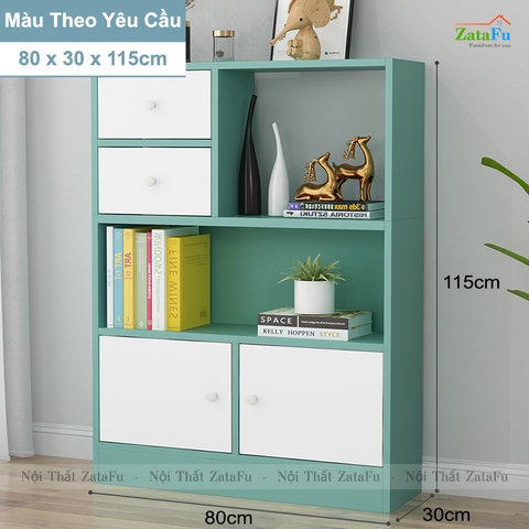 Tủ Sách Gỗ Trang Trí Phòng Khách TUTT-43