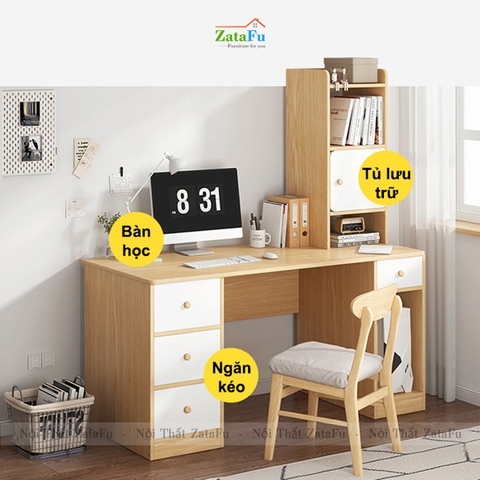 Tủ Kệ Sách Gỗ Mini Đặt Bàn Tiện Lợi TUTT-42