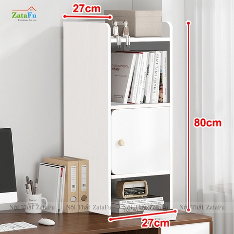 Tủ Kệ Sách Gỗ Mini Đặt Bàn Tiện Lợi TUTT-42