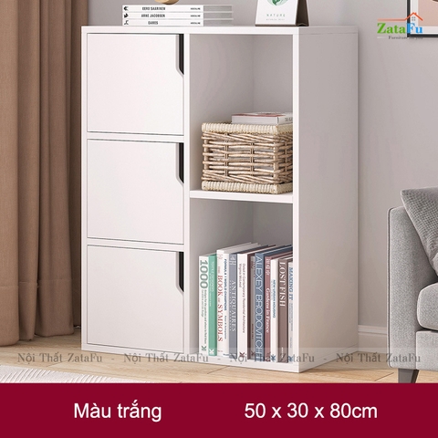Tủ Kệ Để Sách Gỗ Trang Trí TUTT-15
