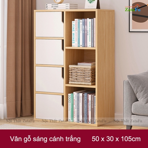 Tủ Kệ Để Sách Gỗ Trang Trí TUTT-15
