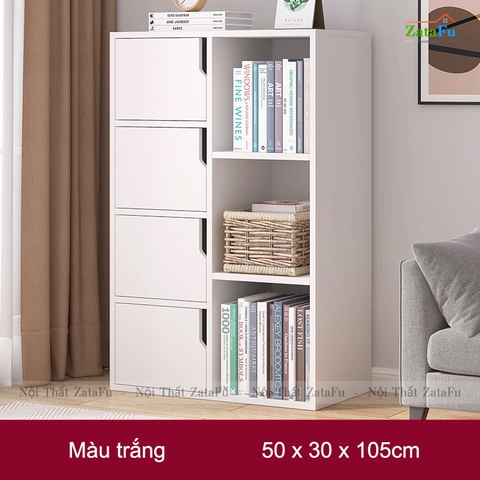 Tủ Kệ Để Sách Gỗ Trang Trí TUTT-15