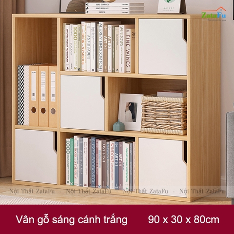 Tủ Kệ Để Sách Gỗ Trang Trí TUTT-15