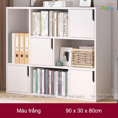 Tủ Kệ Để Sách Gỗ Trang Trí TUTT-15