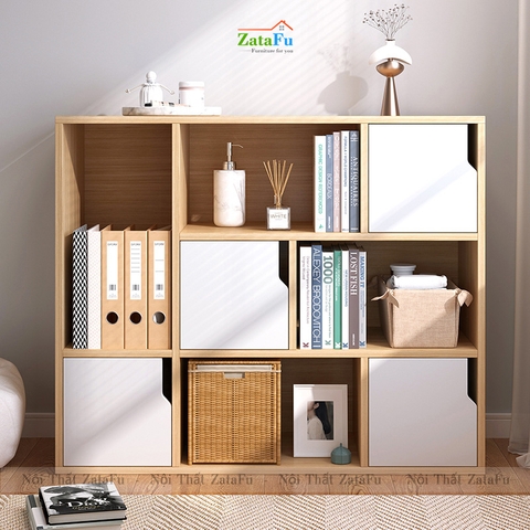 Tủ Kệ Để Sách Gỗ Trang Trí TUTT-15