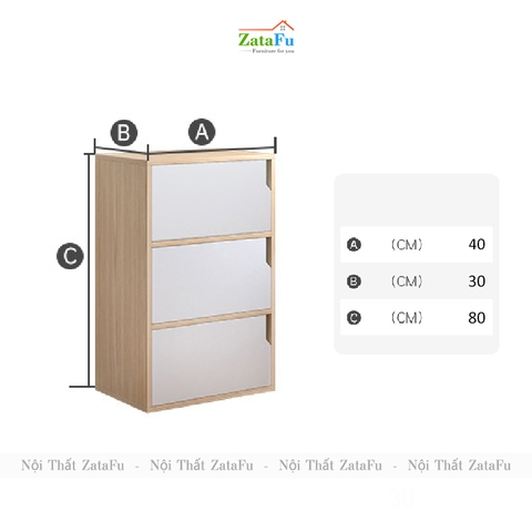 Tủ Kệ Để Sách Gỗ Trang Trí TUTT-15