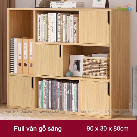 Tủ Kệ Để Sách Gỗ Trang Trí TUTT-15