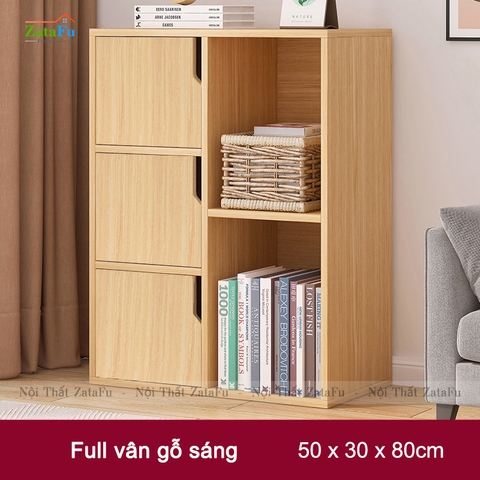 Tủ Kệ Để Sách Gỗ Trang Trí TUTT-15