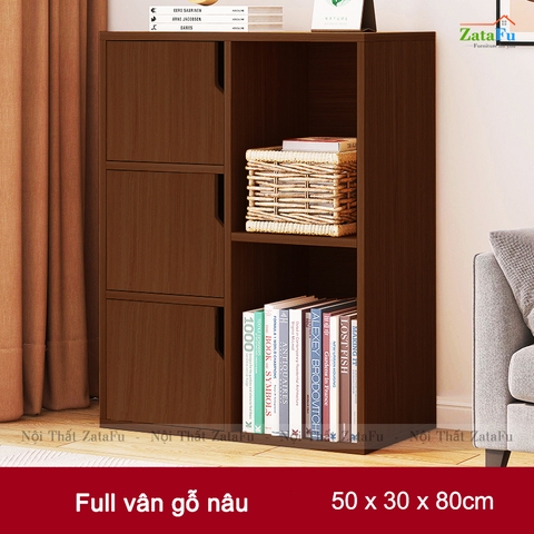 Tủ Kệ Để Sách Gỗ Trang Trí TUTT-15