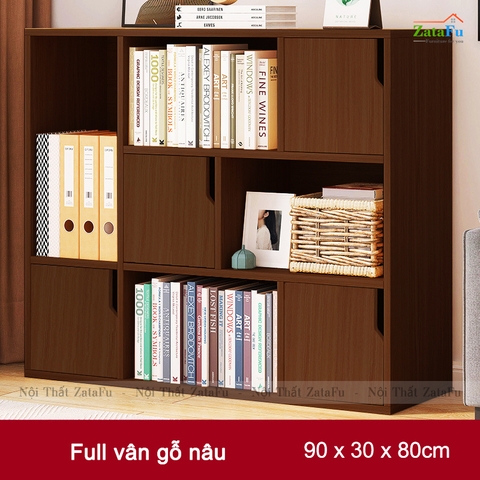 Tủ Kệ Để Sách Gỗ Trang Trí TUTT-15