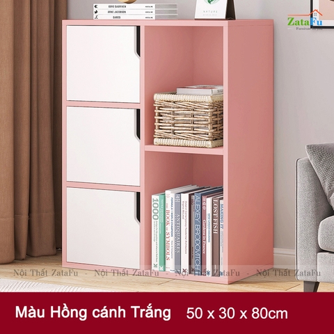 Tủ Kệ Để Sách Gỗ Trang Trí TUTT-15