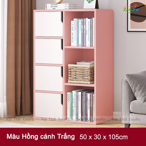 Tủ Kệ Để Sách Gỗ Trang Trí TUTT-15