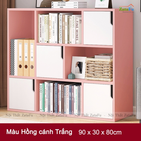 Tủ Kệ Để Sách Gỗ Trang Trí TUTT-15