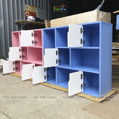 Tủ Kệ Để Sách Gỗ Trang Trí TUTT-15