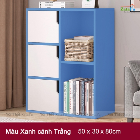 Tủ Kệ Để Sách Gỗ Trang Trí TUTT-15