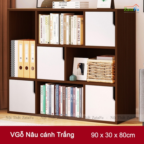 Tủ Kệ Để Sách Gỗ Trang Trí TUTT-15
