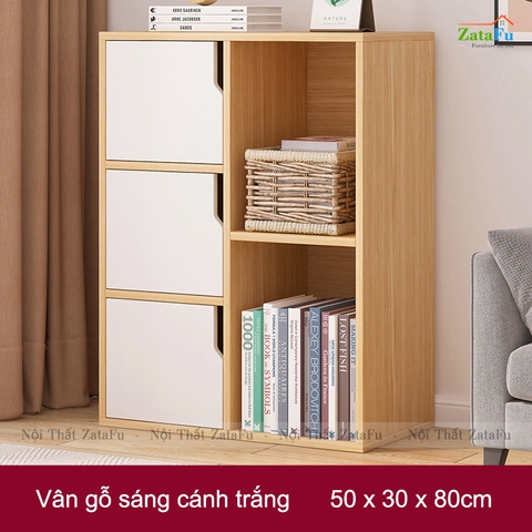 Tủ Kệ Để Sách Gỗ Trang Trí TUTT-15