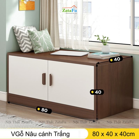 Tủ Kê Đầu Giường Tủ Ban Công Kê Cửa Sổ TUTT-18