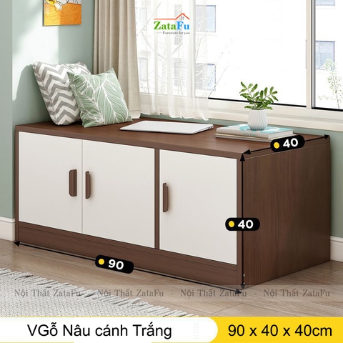 Tủ Kê Đầu Giường Tủ Ban Công Kê Cửa Sổ TUTT-18