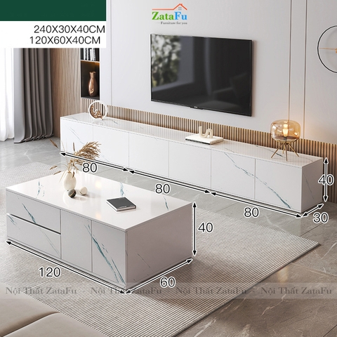 Tủ tivi trang trí phòng khách hiện đại KTV-04
