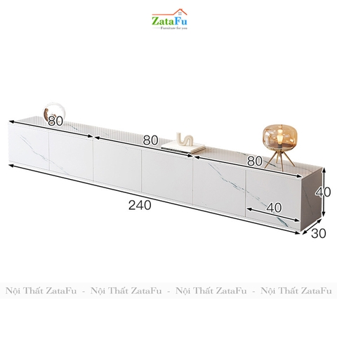 Tủ tivi trang trí phòng khách hiện đại KTV-04