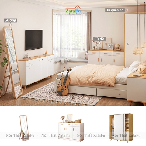Tủ Tivi Phòng Ngủ Trang Trí KTV-37