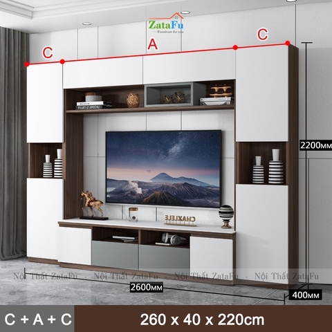 Tủ Kệ Tivi Thiết Kế Theo Yêu Cầu KTV-32