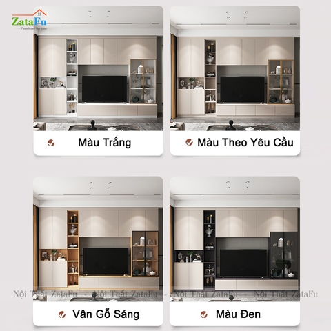 Tủ Tivi Phòng Khách Hiện Đại Thiết Kế Theo Yêu Cầu KTV-33