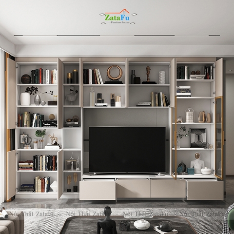 Tủ Tivi Phòng Khách Hiện Đại Thiết Kế Theo Yêu Cầu KTV-33