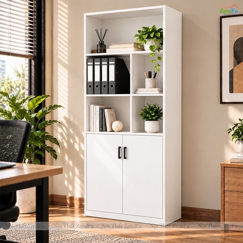 Tủ Trang Trí Tủ Đựng Tài Liệu Hiện Đại Để Phòng Làm Việc Nhiều Ngăn Chứa TUTT-72 ZataFu