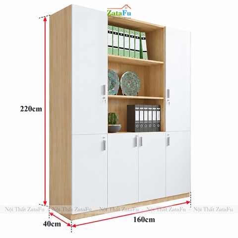 Tủ Trang Trí Tủ Đựng Tài Liệu Hiện Đại Kích Thước Lớn Có Khóa TUTT-77 ZataFu