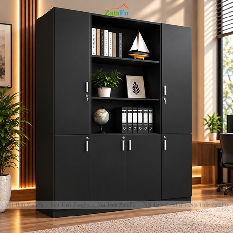 Tủ Trang Trí Tủ Đựng Tài Liệu Hiện Đại Kích Thước Lớn Có Khóa TUTT-77 ZataFu