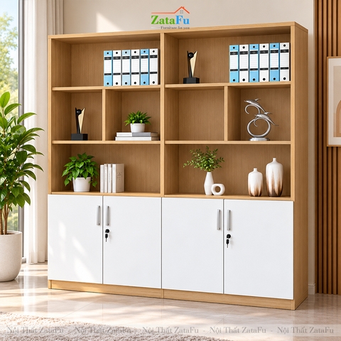Tủ Trang Trí Tủ Đựng Tài Liệu Kích Thước Lớn Phong Cách Hiện Đại TUTT-85 ZataFu