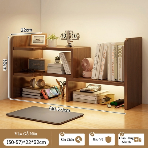 Kệ Để Bàn Làm Việc Bàn Học Đa Năng, Có Ngăn Kéo Bo Cong Thẩm Mỹ KTT-140 ZataFu