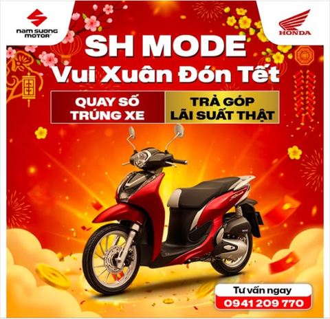 🎁 SH Mode đón Xuân – Mua xe sang, rước lộc vàng về nhà 🎁