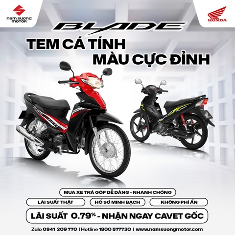 🔥BLADE 110cc 2025 - BẢN SẮC MẠNH MẼ, ĐẲNG CẤP ĐÀN ÔNG🔥