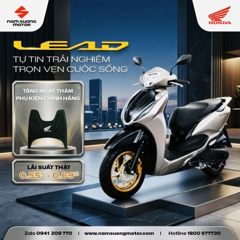 🌟 Rước Honda LEAD - Trợ thủ đắc lực cùng phụ nữ hiện đại 🌟