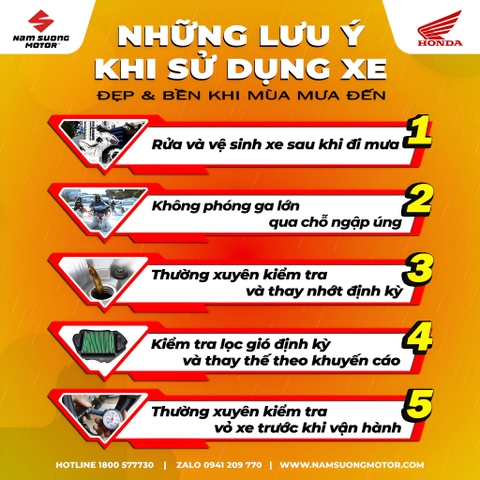 NHỮNG MẸO NHỎ GIÚP BẠN BẢO VỆ XE TRONG MÙA MƯA ĐẾN